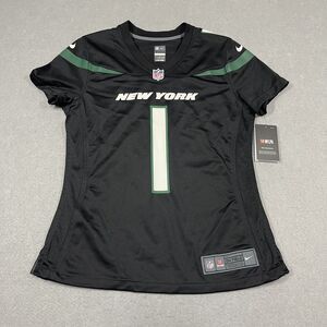 New York Jets Jersey Womens Medium Black #1 Ahmad Sauce Gardner Nike Alternate